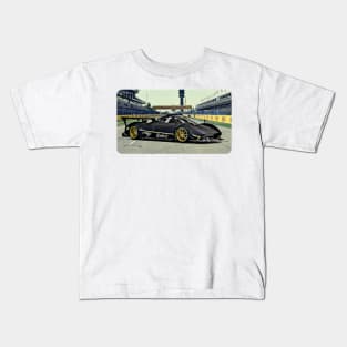 Pagani Zonda R Track Print Kids T-Shirt